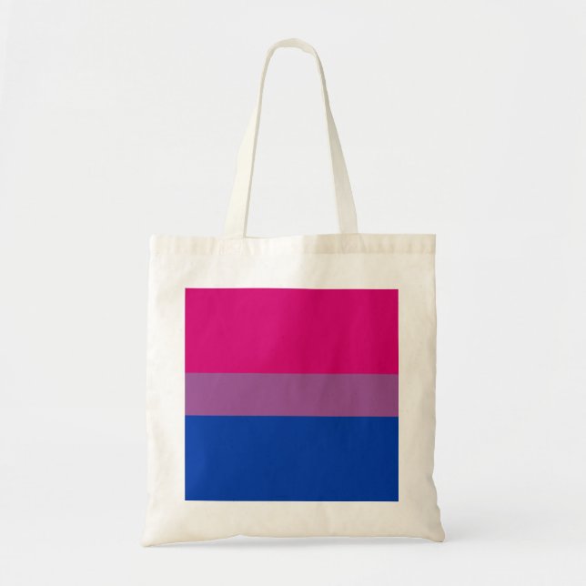 Bisexuell stolthetsflagga tygkasse (Framsidan)