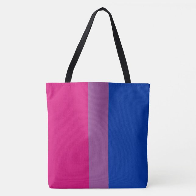 Bisexuell stolthetsflagga tygkasse (Framsida)
