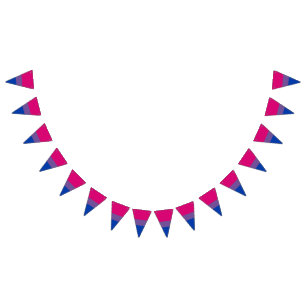 Bisexuell stolthetsflaggabanner Flaggor