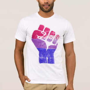 Bisexuell stolthetsnäve t shirt