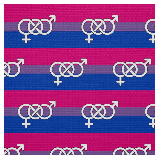 Bisexuell stolthetssymbolflagg tyg (Provkarta)
