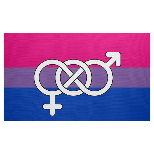 Bisexuell stolthetssymbolflagg tyg (Yard)