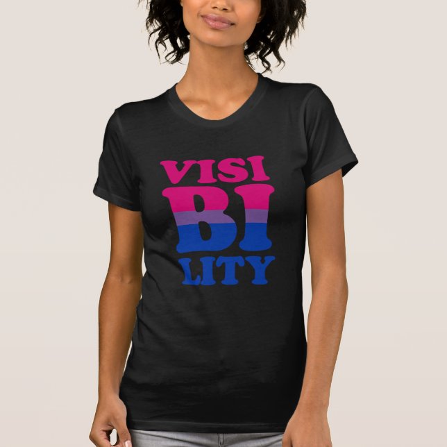 Bisexuell synlighet tee (Framsida)