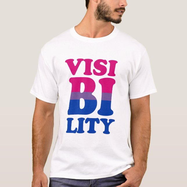 Bisexuell synlighet tee shirt (Framsida)