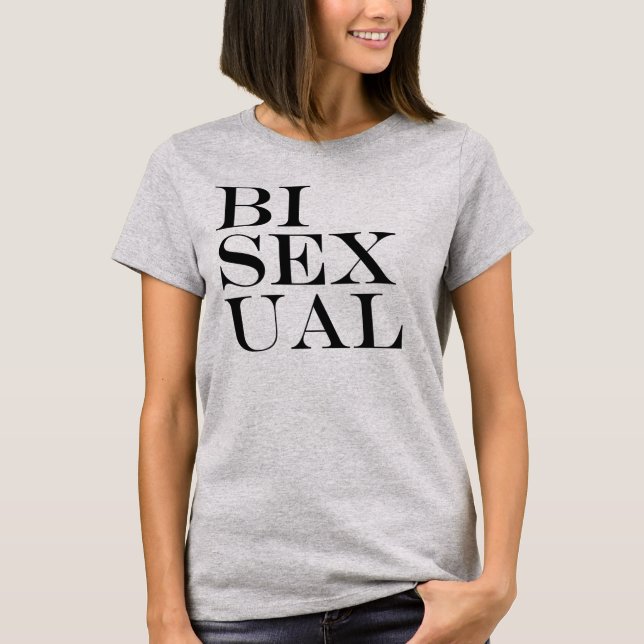 Bisexuell  t shirt (Framsida)