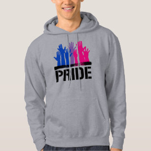 Bisexuell Tillsammans Pride Hoodie