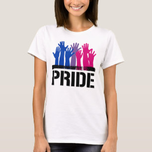 Bisexuell Tillsammans Pride T Shirt