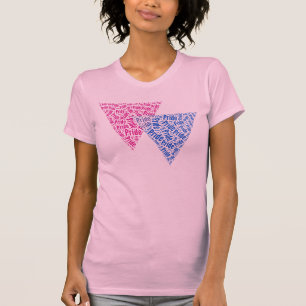 BISEXUELL TRIANGEL ORD MÖNSTER T SHIRT