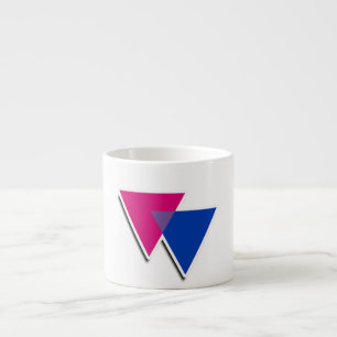 BISEXUELL TRIANGELSYMBOL 3D ESPRESSOMUGG