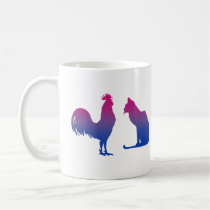Bisexuell Tupp och Katt Kaffemugg