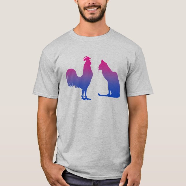 Bisexuell Tupp och Kitty T Shirt (Framsida)