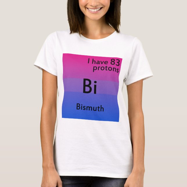 Bisexuell vetenskap t shirt (Framsida)