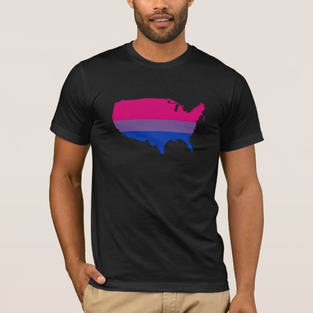 Bisexuella Amerika Tee (Framsida)