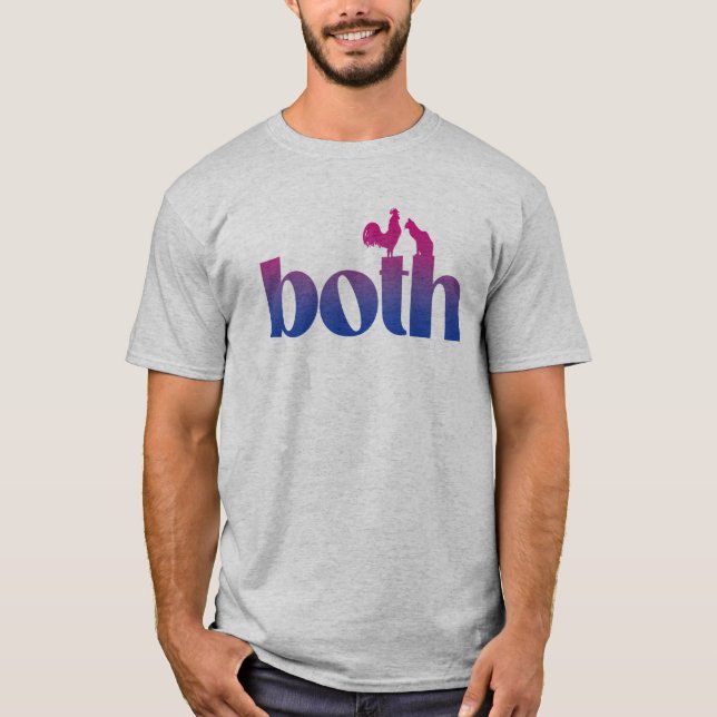 Bisexuella Båda T Shirt (Framsida)