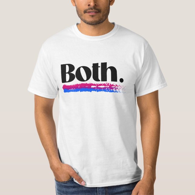 Bisexuella Båda T Shirt (Framsida)