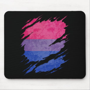 Bisexuella den rev sönder prideflagga avslöjer musmatta