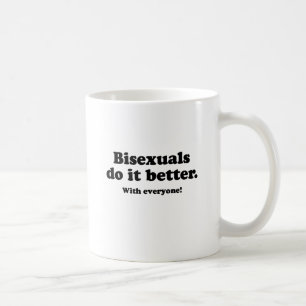 Bisexuella gör det bättre kaffemugg