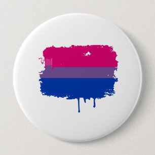 Bisexuella pridefärger knapp