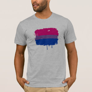 Bisexuella pridefärger t shirt