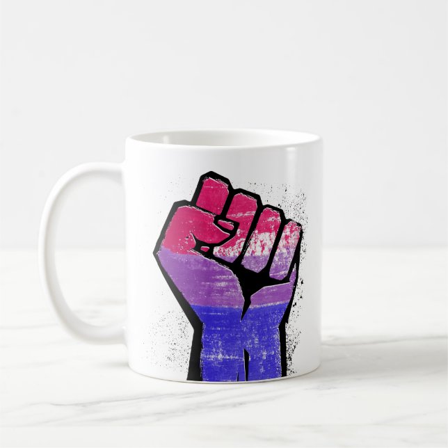 Bisexuellt Motstånd Kaffemugg (Vänster)