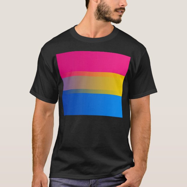Bisexuellt/Pansexual (design 2) T-shirt (Framsida)