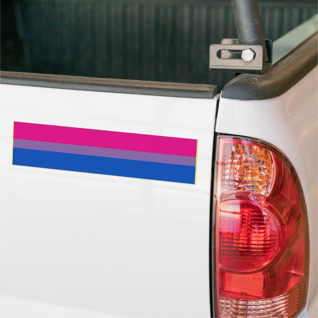 BISEXUELLT PRIDE FLAGGA PUB BILDEKAL (På lastbil)