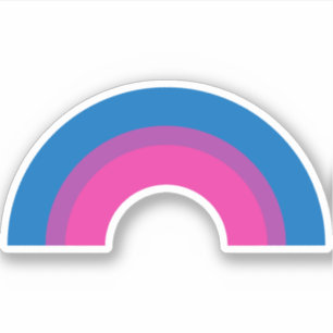 Bisexuellt Pride Flagga Regnbåge Klistermärken