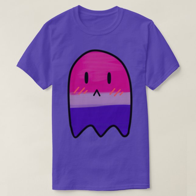 bisexuellt spöke t shirt (Design framsida)