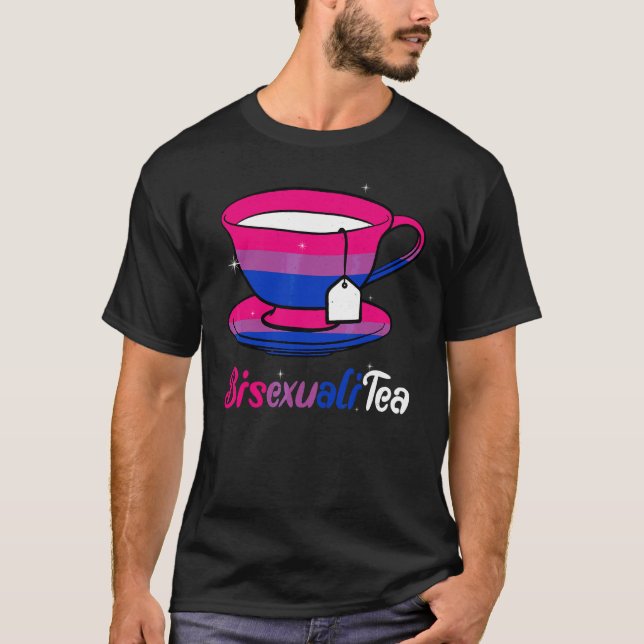 Bisexuellte Bisexuell   Bisexuellt Stöd Te T Shirt (Framsida)