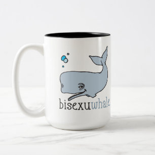 BISEXUWHALE Två-Tonad MUGG