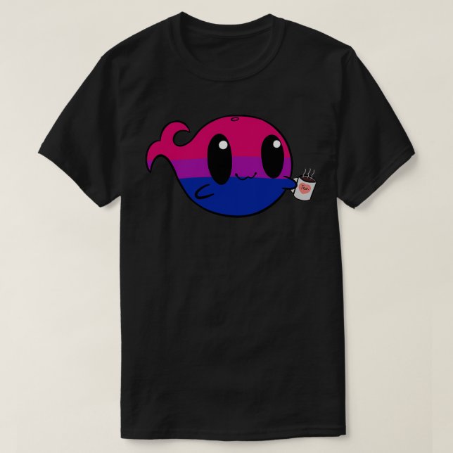 Bisexuwhaleitea T Shirt (Design framsida)