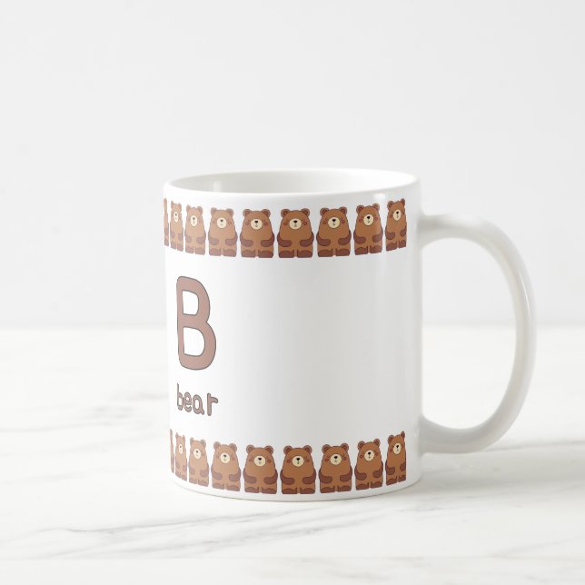 BisforBear–FunAlphabetCupDesign Kaffemugg (Höger)
