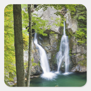 Bish Bash Falls i Bish Bash Falls State Park Fyrkantigt Klistermärke