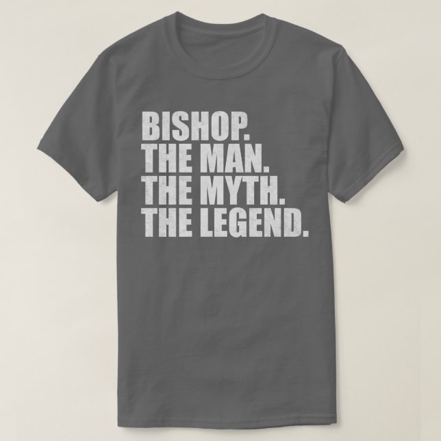 Bishop Bishop Namn Bishop, namn T Shirt (Design framsida)