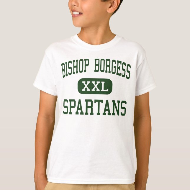 Bishop Borgess - Spartans - High - Redford T-shirt (Framsida)