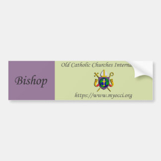 Bishop Bumper Sticker Bildekal