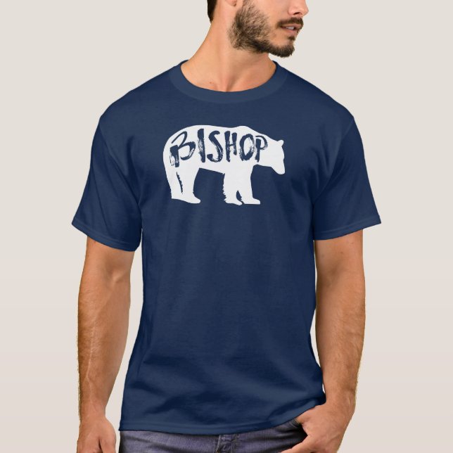 Bishop California Bear T Shirt (Framsida)