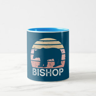 Bishop California Retro Bear Två-Tonad Mugg