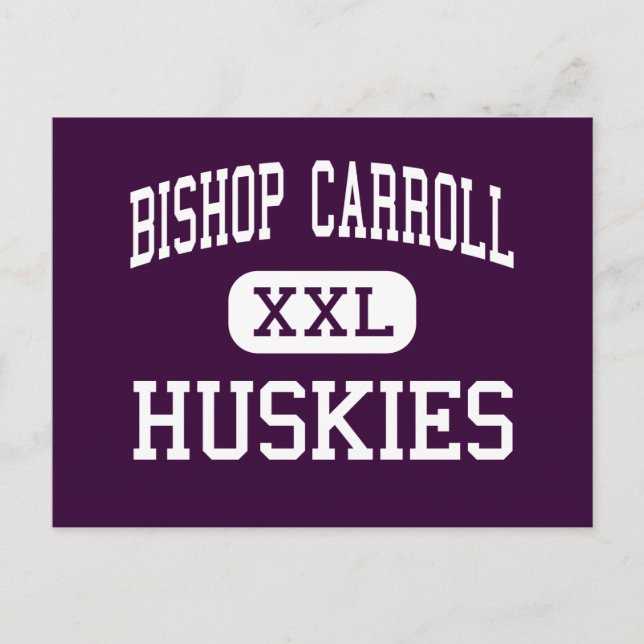Bishop Carroll - Huskies - High - Ebensburg Vykort (Framsida)