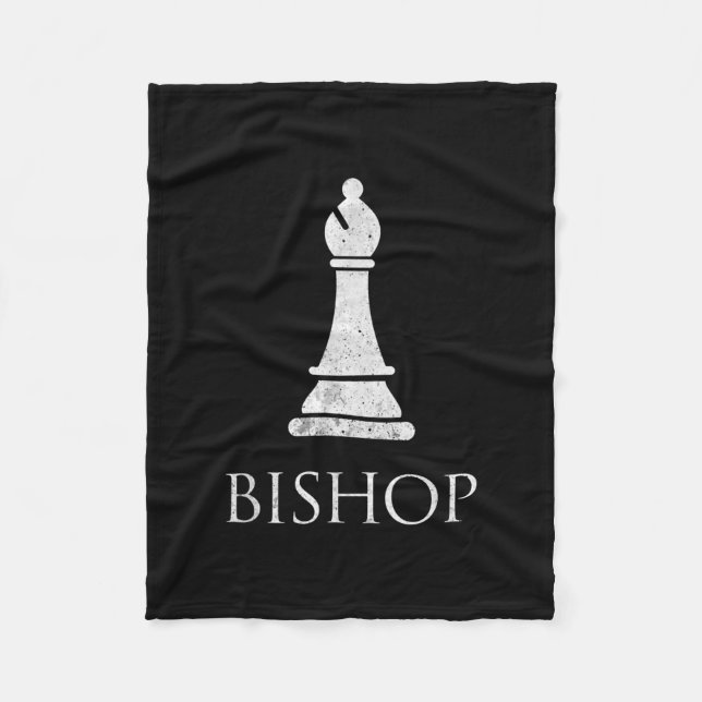 Bishop Chess Biet Matching Simple Halloween Fleecefilt (Framsidan)