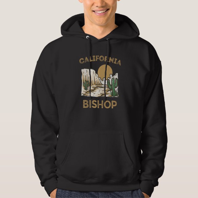 Bishop City California Hoodie (Framsida)