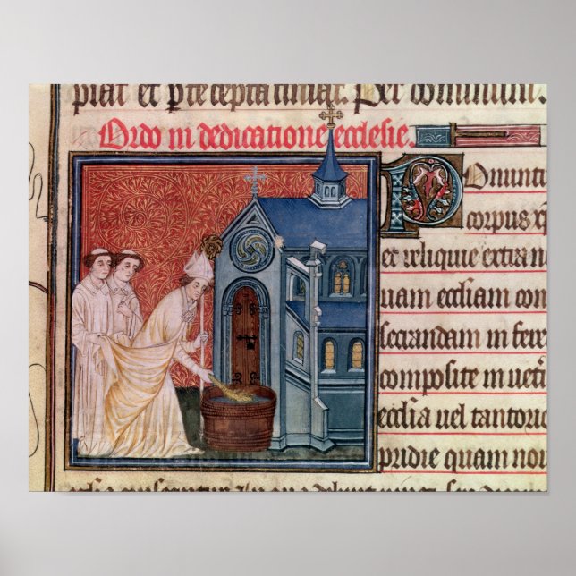 Bishop Consecating a Church Poster (Framsidan)
