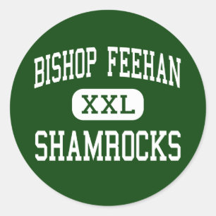 Bishop Feehan - Shamrocks - High - Attleboro Runt Klistermärke