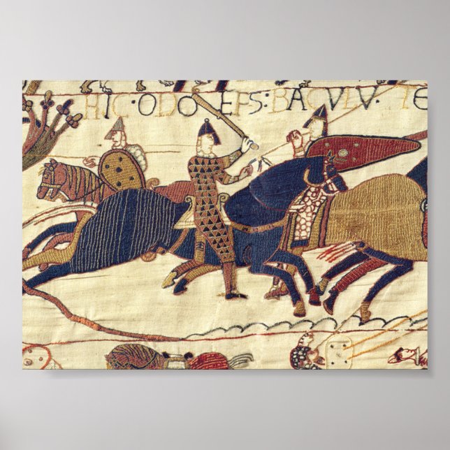 Bishop Odo rallying Duke William' armé Poster (Framsidan)