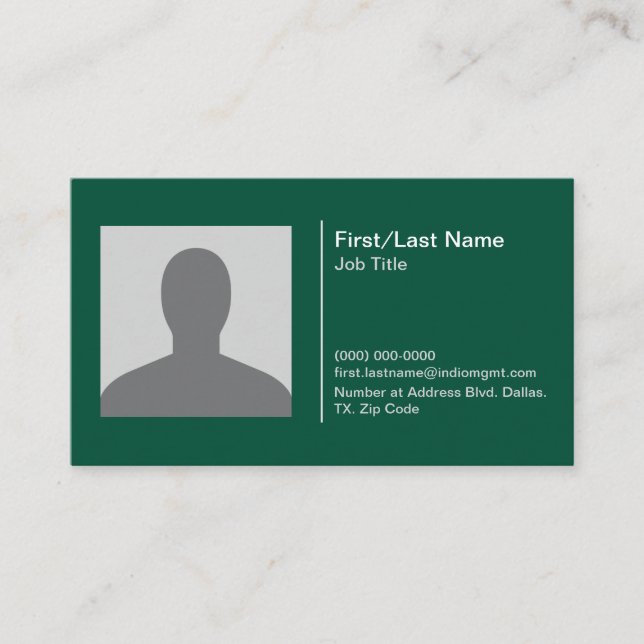 Bishop Ridge-kort Visitkort (Framsida)