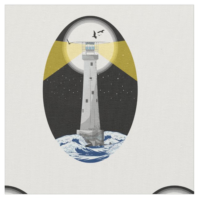 Bishop Sten fyr Tyg (Närbild)