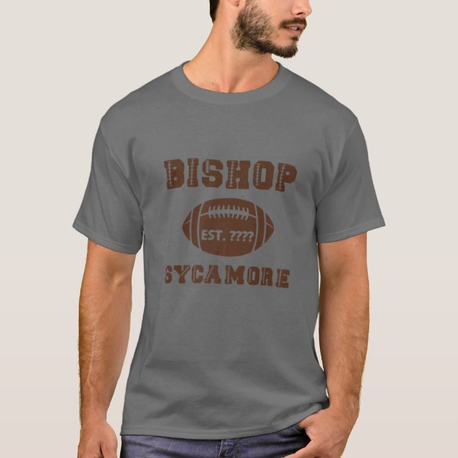 Bishop Sycamore, biskop Sycamore Football Funny T Shirt (Framsida)