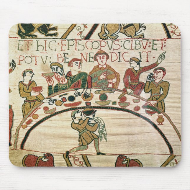 Bishopen välsignar maten och drinken musmatta (Framsidan)