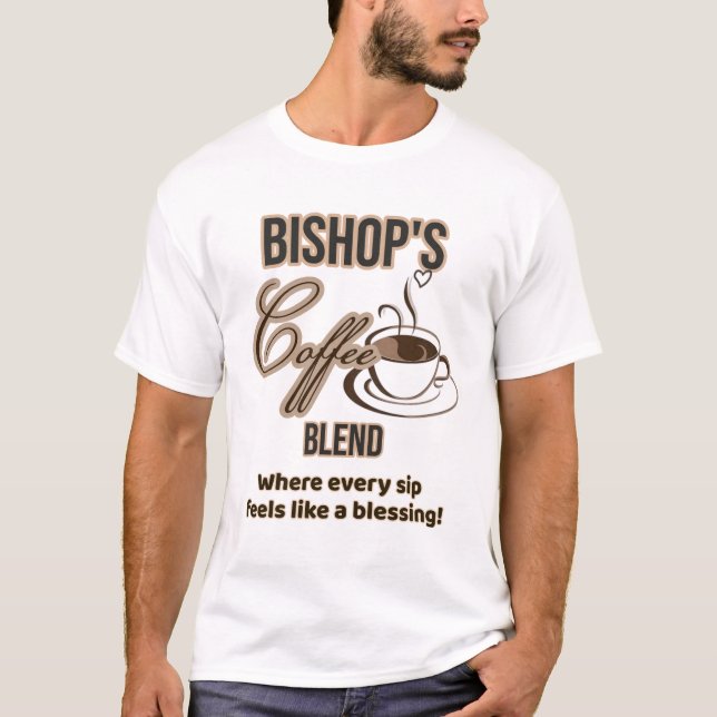 Bishops kaffeblandning t shirt (Framsida)