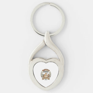 Biskitgjutning Knetande Katt Biskitgjutning Knetan Twisted Heart Silverfärgad Nyckelring